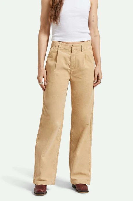 Brixton Ludlow Trouser Pant - Oat Milk
