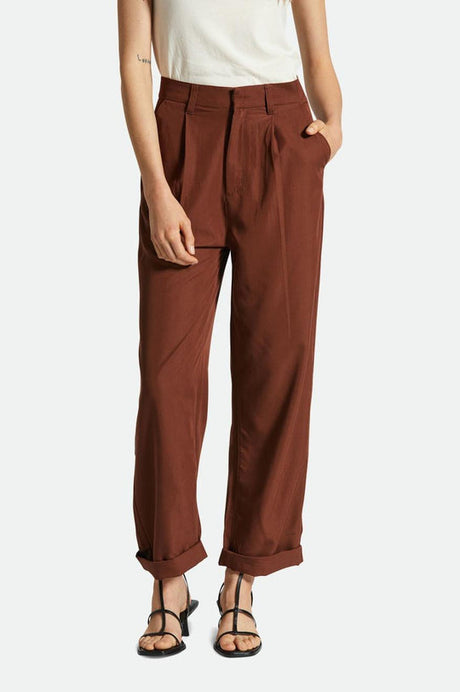 Brixton Victory Pant - Sepia