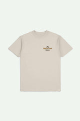 Brixton Wrangling S/S Standard T-Shirt - Cream