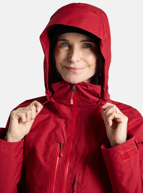 Burton Women's Gore-Tex 2L Pillowline Jacket - Deep Red