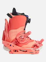 Burton Women's Citizen Re:Flex Snowboard Bindings 2025 - Peach Echo