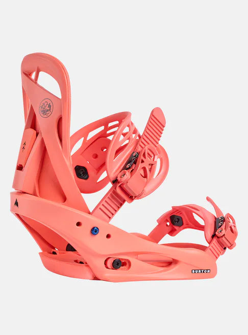 Burton Women's Citizen Re:Flex Snowboard Bindings 2025 - Peach Echo