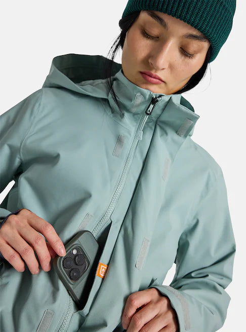 Burton Women's Jet Ridge 2L Jacket - Petrol Green