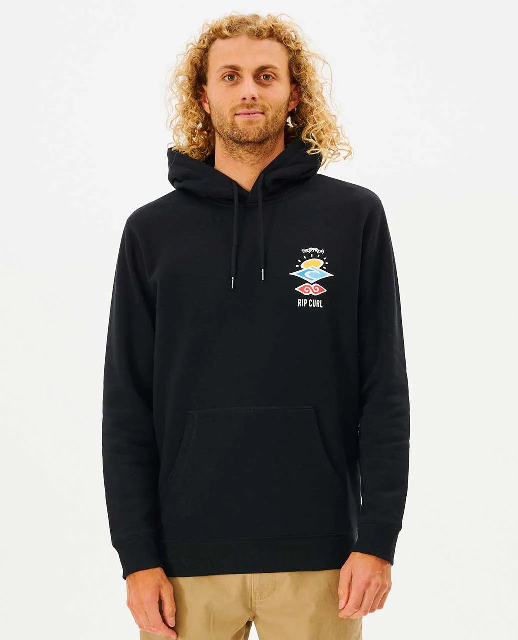Rip Curl Search Icon Hoodie - Black