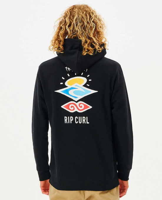 Rip Curl Search Icon Hoodie - Black