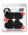 Crab Grab Mini Hearts Stomp Pads - Black
