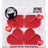 Crab Grab Mini Hearts Stomp Pads - Red