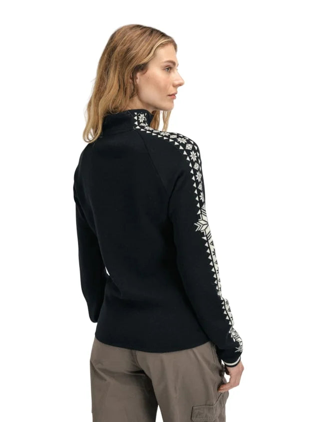 Dale Of Norway Geilo Fern Women's Sweater - Black / Off White