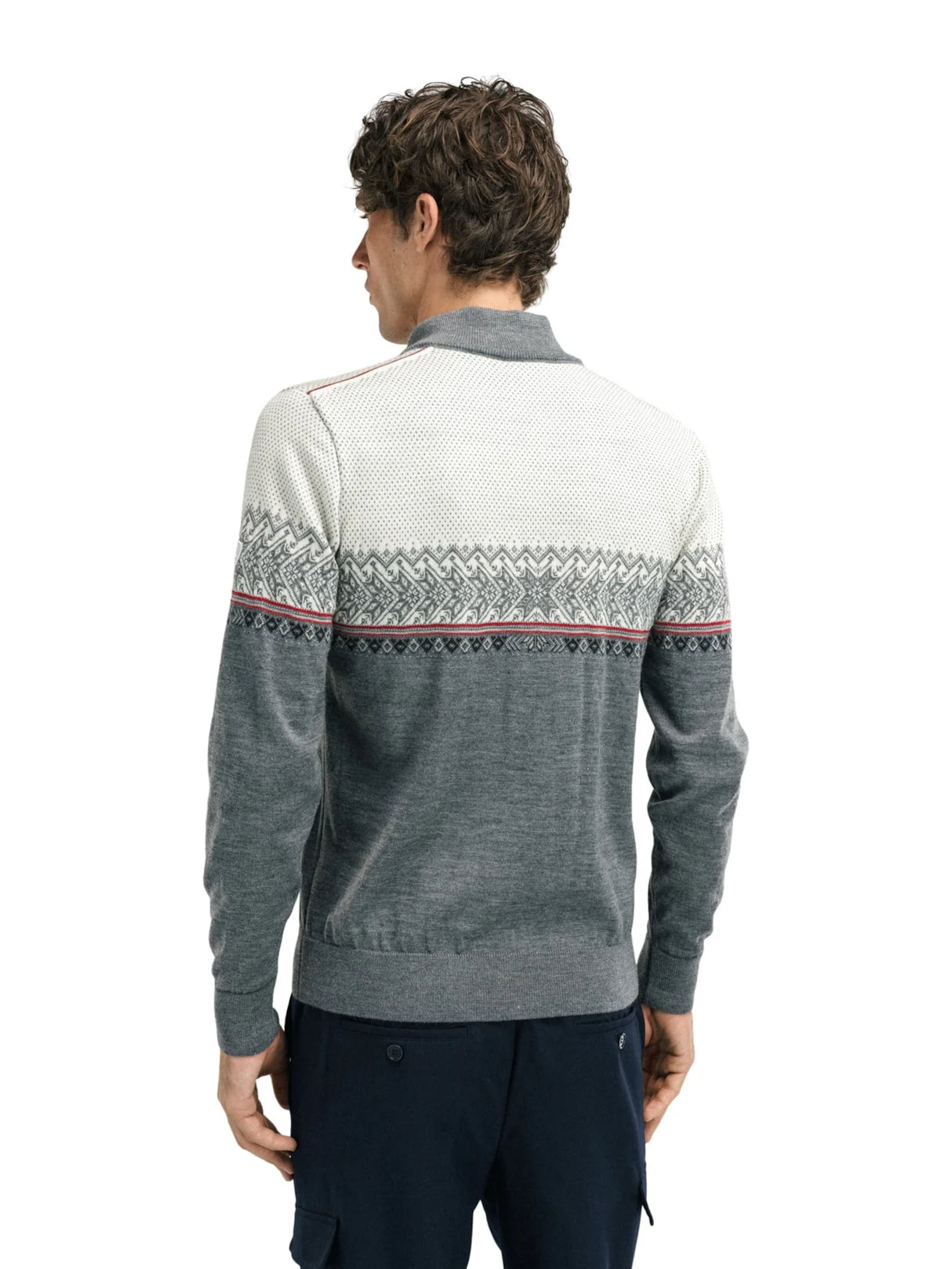 Dale Of Norway Men's Hovden Sweater - Smoke Offwhite