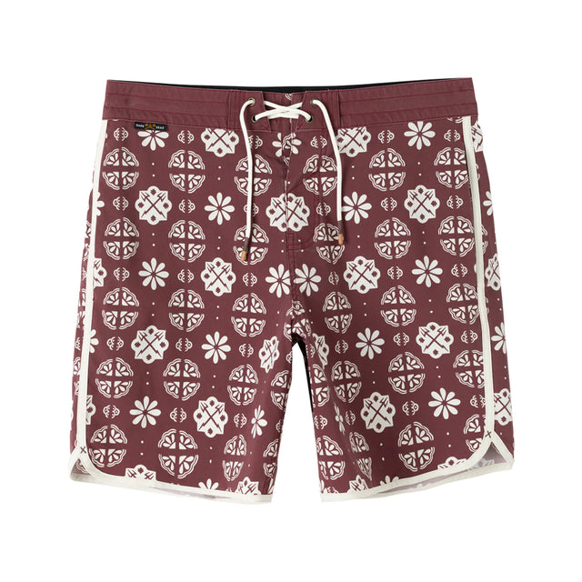 Dark Seas Coronado 18" Boardshort - Burgundy