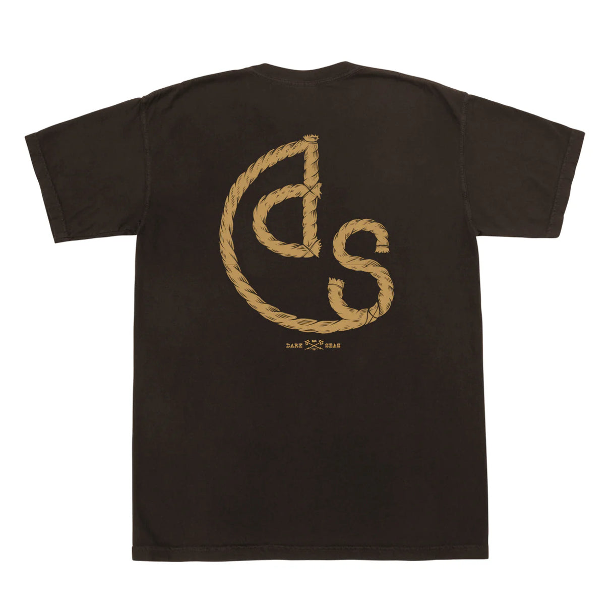 Dark Seas Roper Tee - Black Coffee