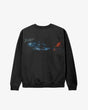 Dark Seas Shipwrecked Pigment Crew Fleece - Black