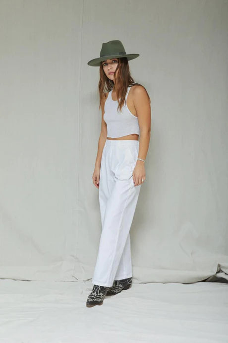 Brixton Victory Trouser Pant - White