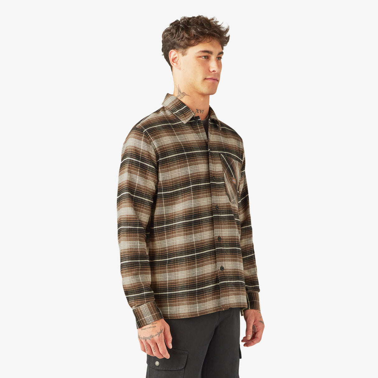 Dickies Forest Check Shirt - Mushroom