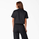 Dickies Women's Cropped Work Shirt - Black