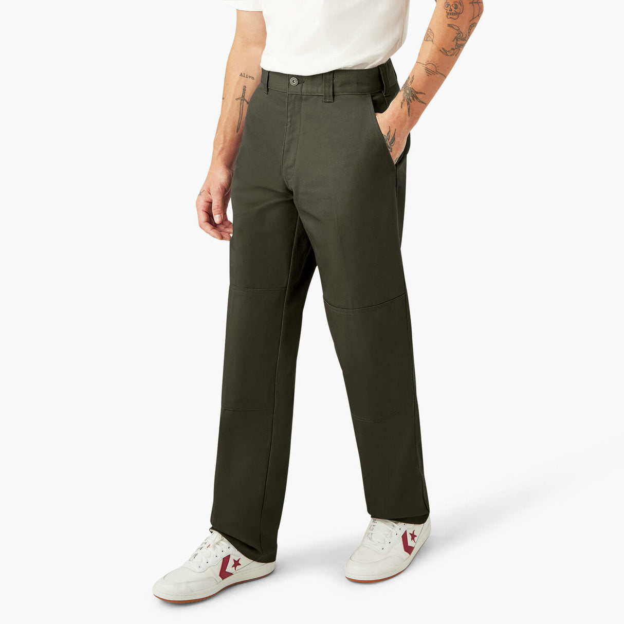 Dickies Dickies X Spirtfire Double Knee Pants - Olive Green