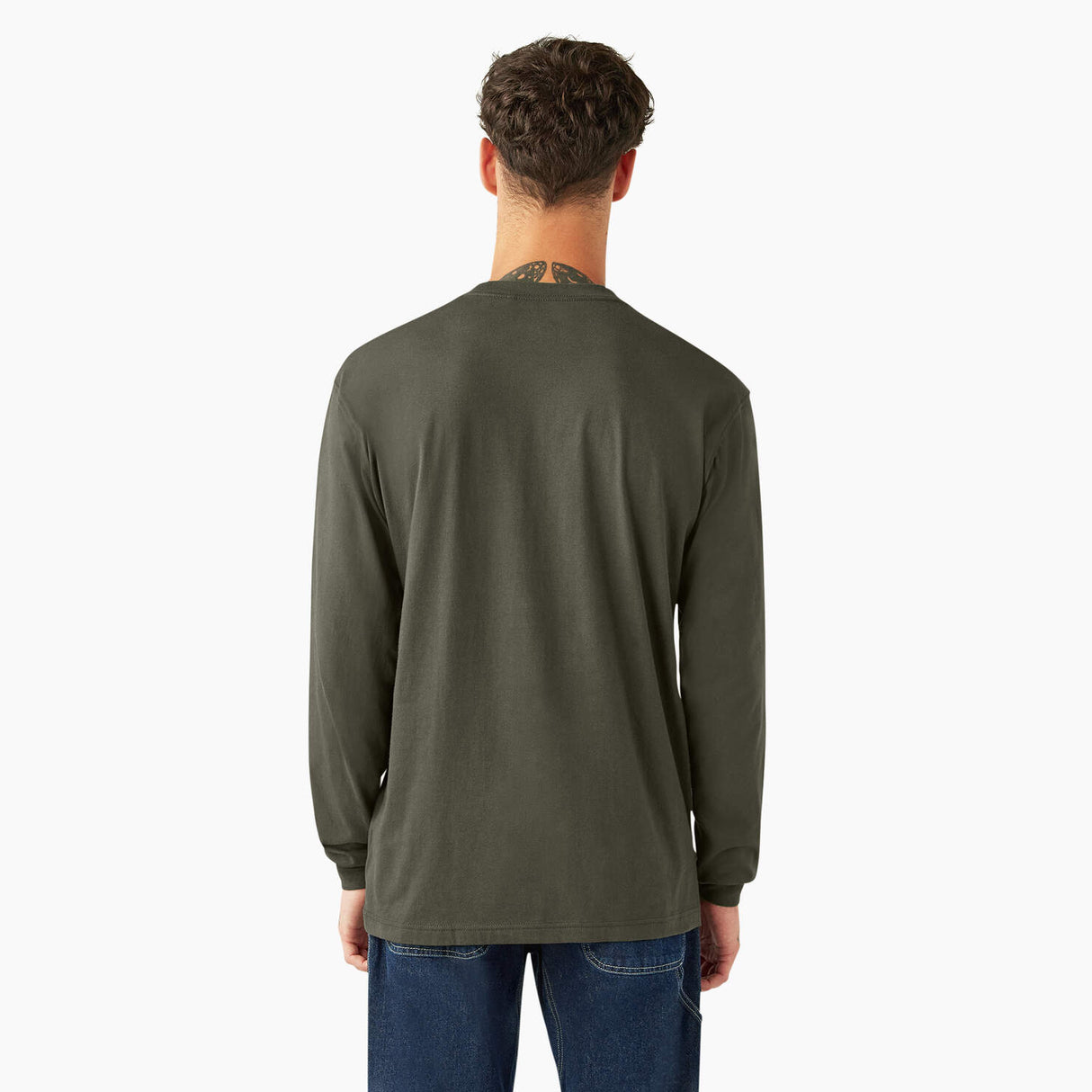 Dickies X Spitfire Long Sleeve Tee - Olive Green