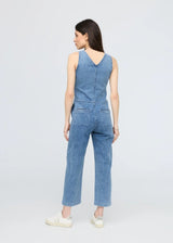 Duer Performance Denim Jumpsuit - Light Stone