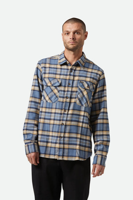 Brixton Men's Bowery Long Sleeve Flannel