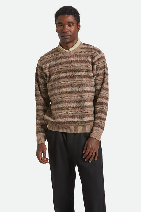 Brixton Men's Midnight Crew Sweater