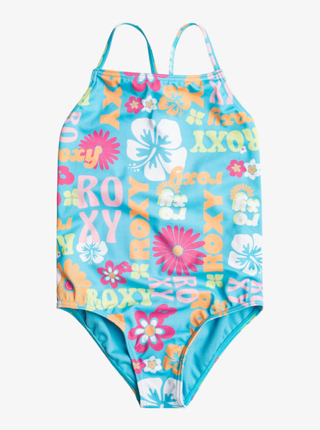 Roxy Girl's 4-16 Flower Vintage Power One-Piece Swimsuit