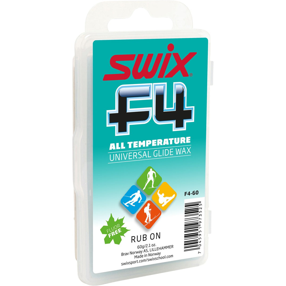 Swix F4-60 Glidewax 60g W/Cork