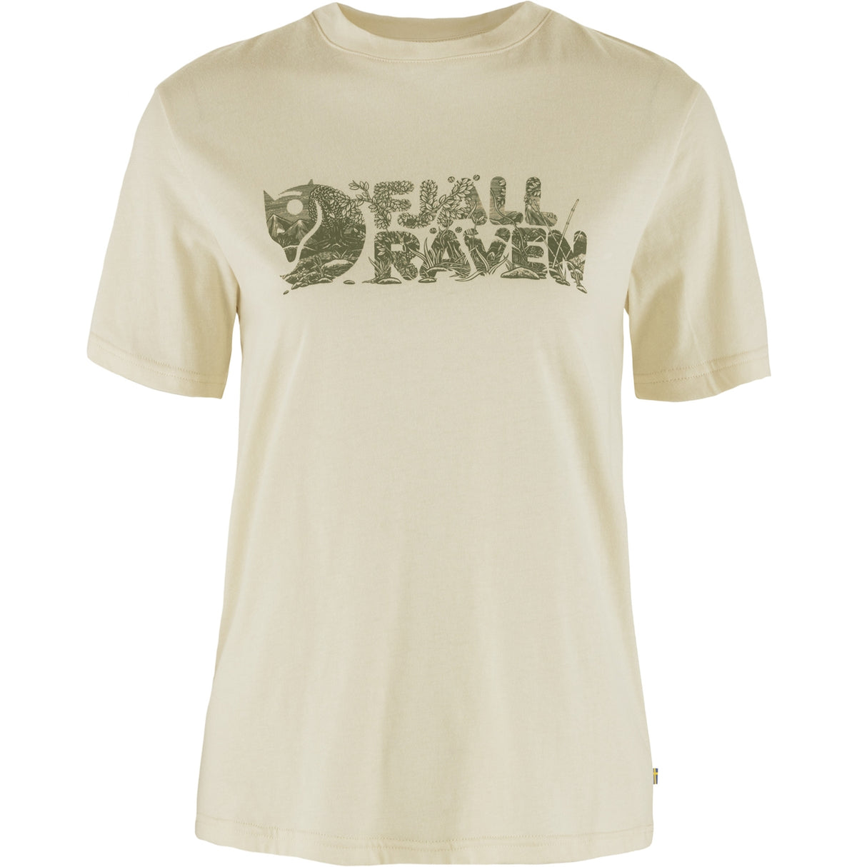 Fjallraven Lush Logo T-Shirt W - Chalk White