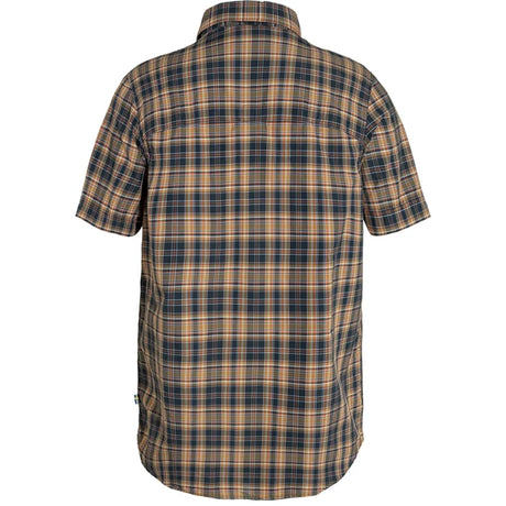 Fjallraven Men's Abisko Hike Shirt - Dark Navy - Buckwheat Brown