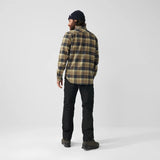 Fjallraven Singi Heavy Flannel Shirt - Dark Navy Buckwheat Brown