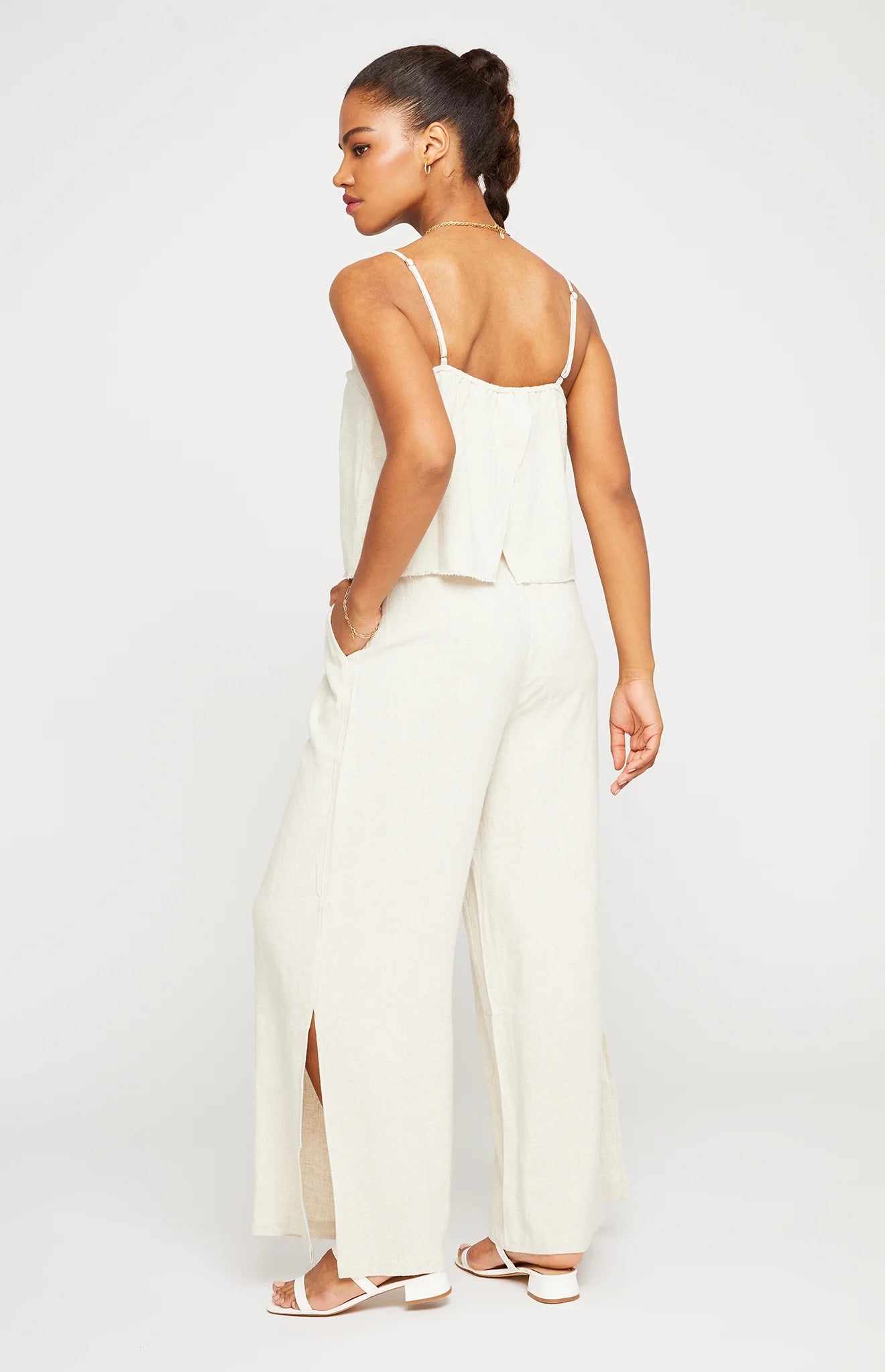 Gentle Fawn Willow Pant - Linen Cream
