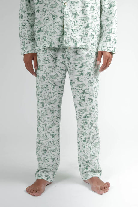 Rhythm Men's Holiday Pajama Pant - Green