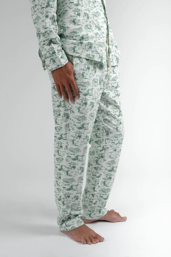 Rhythm Men's Holiday Pajama Pant - Green