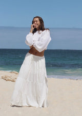 Rhythm Classic Tiered Maxi Skirt