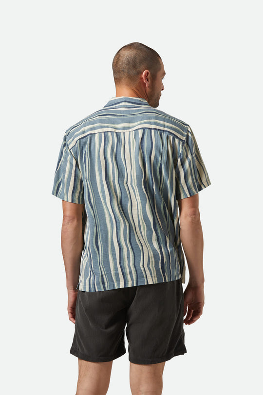 Brixton Men's Cru Slub Short Sleeve Woven Shirt