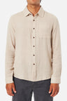 Katin Alan Solid LS Shirt - Light Grey