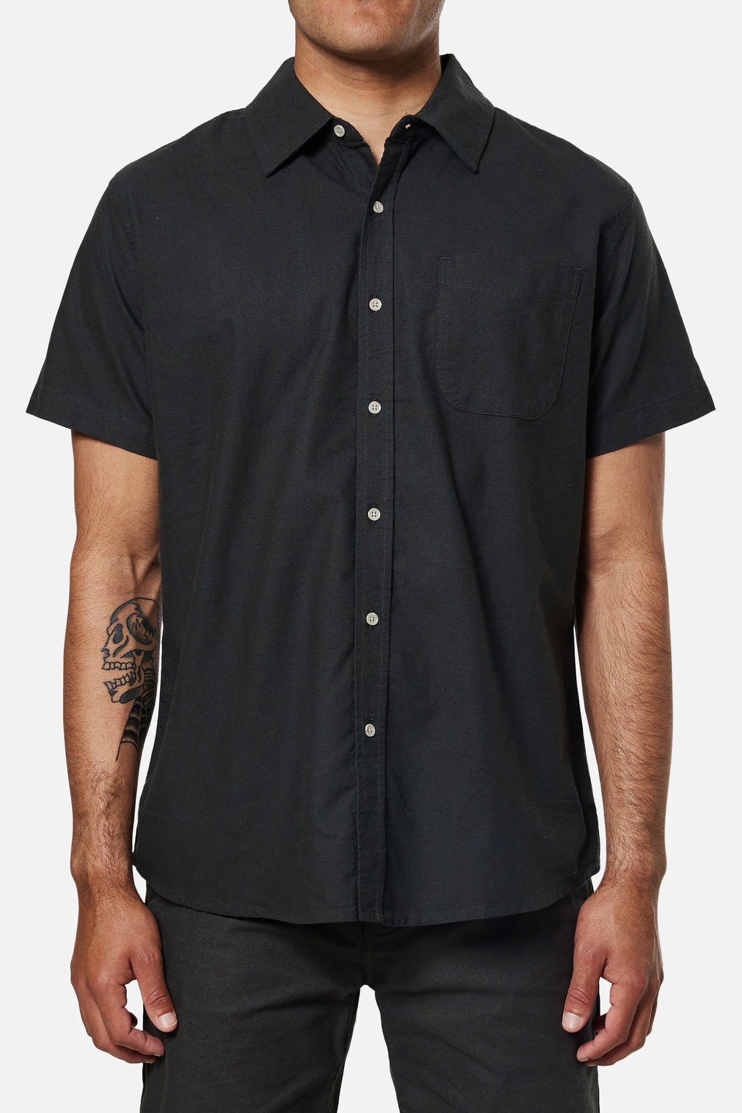 Katin Colton Oxford Shirt - Black Wash Oxford