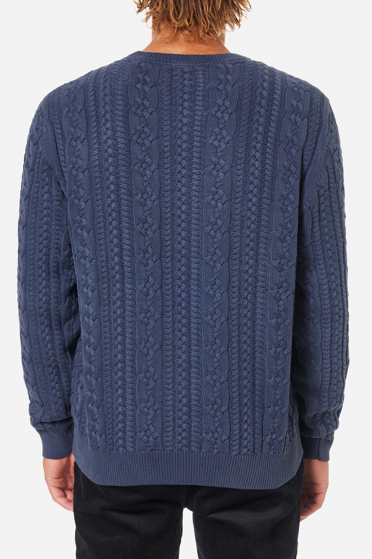 Katin Fisherman Sweater - Poler Navy