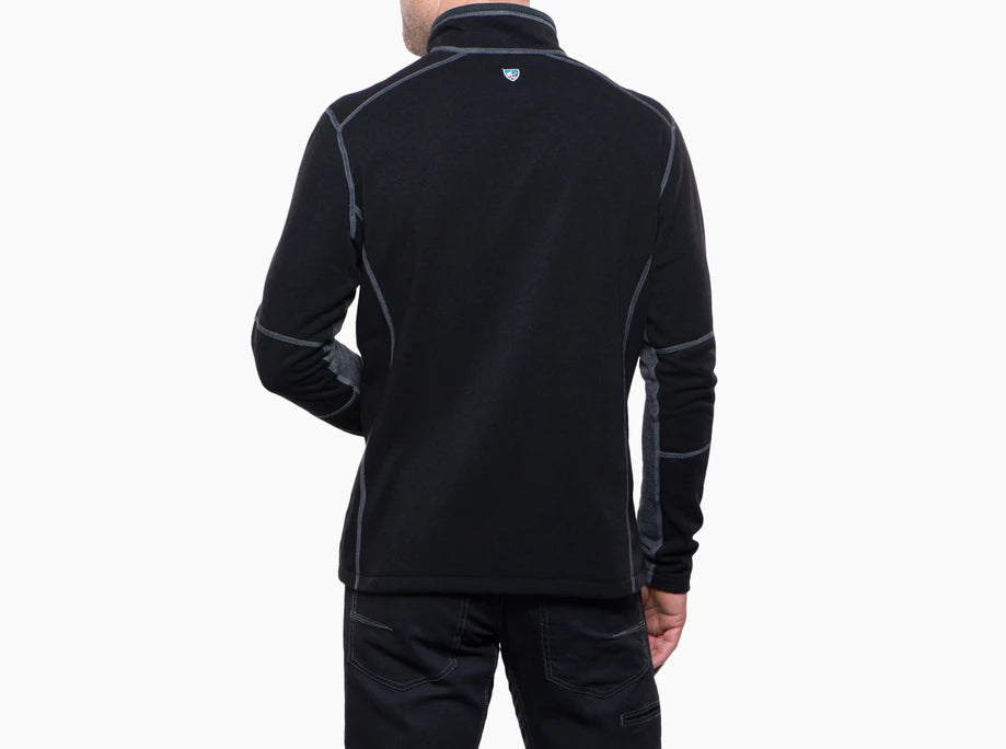 Kuhl Revel 1/4 Zip Pullover - Black/Steel