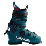 Lange ski boot with BOA closure system, buckle straps, and alpine touring sole