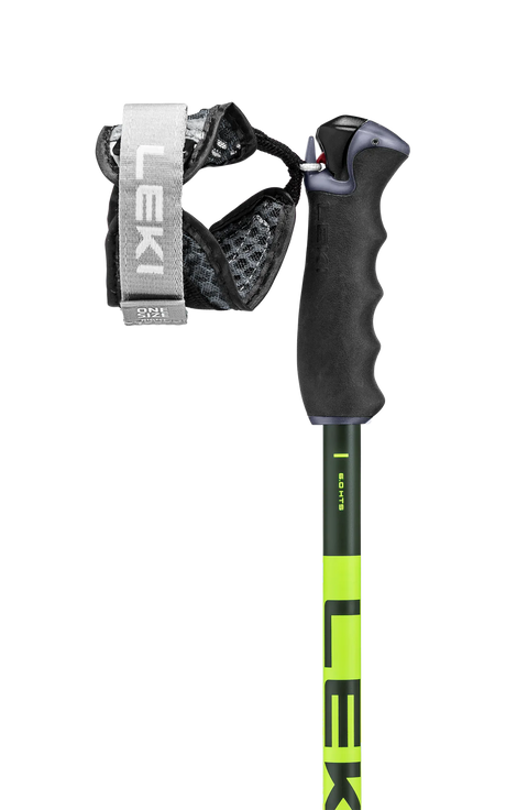 Leki Detect S Ski Poles - Olive Green / Neon Yellow