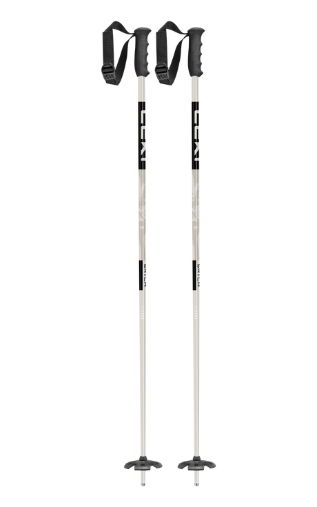 Leki Swtch Pow Ski Poles - Gray Sands Black