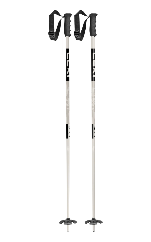 Leki Swtch Pow Ski Poles - Gray Sands Black