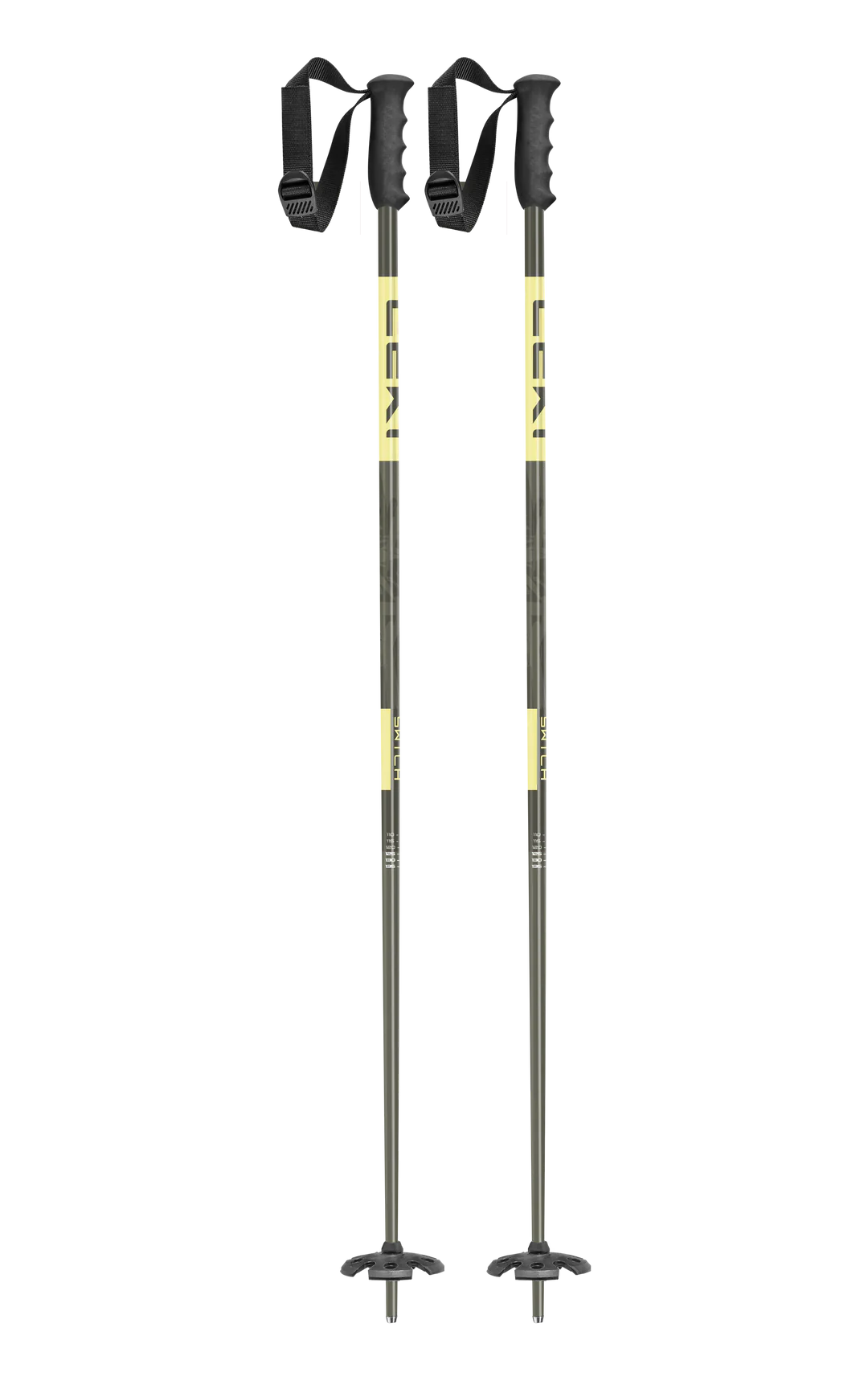 Leki Swtch Pow Ski Poles - Olive Sand