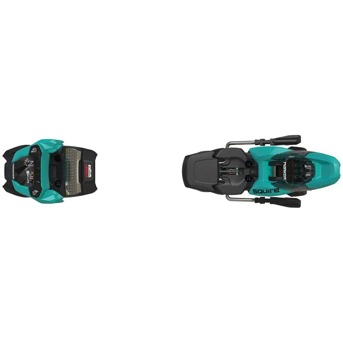 Marker Squire 11 Ski Bindings 2025 - Black/Teal