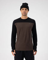 Mons Royale Men's Yotei Merino LS - Cedar Black