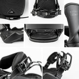 Nitro Cosmic Snowboard Bindings 2025 - Ultra Black