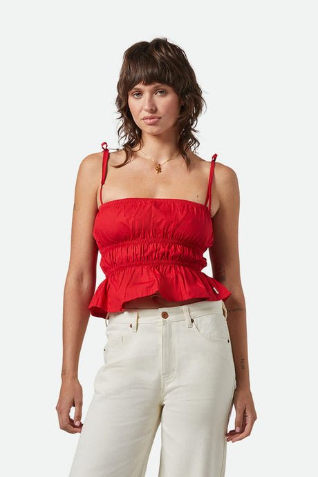 Brixton Eden Smocked Top