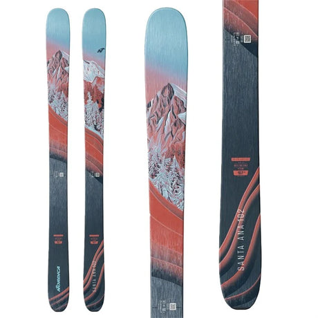 Nordica Santa Ana 102 Skis 2025- Blue/Rust