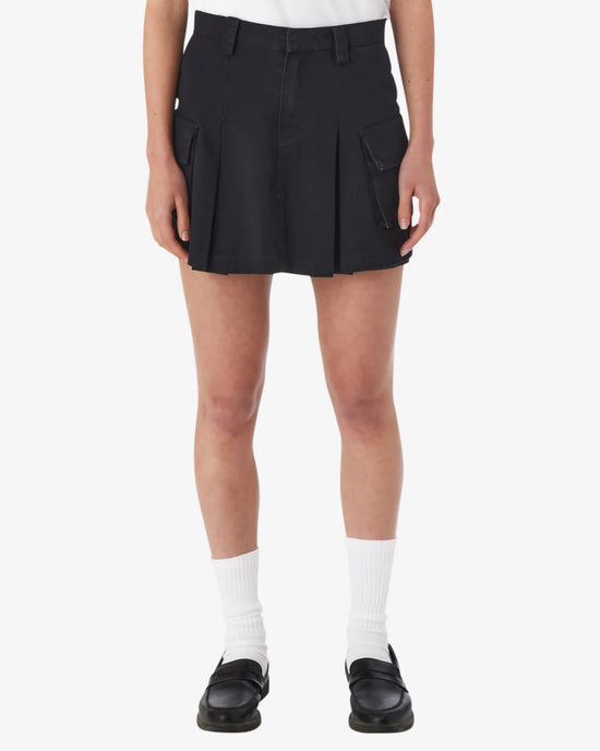 Obey Andrea Cargo Mini Skirt - Black