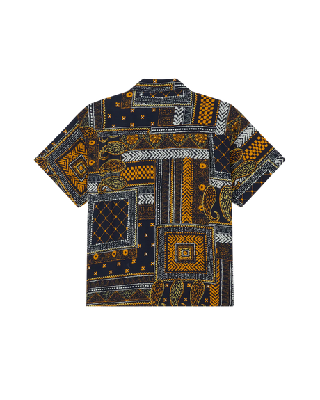 Obey Archie Short Sleeve Shirt - Navy Multi